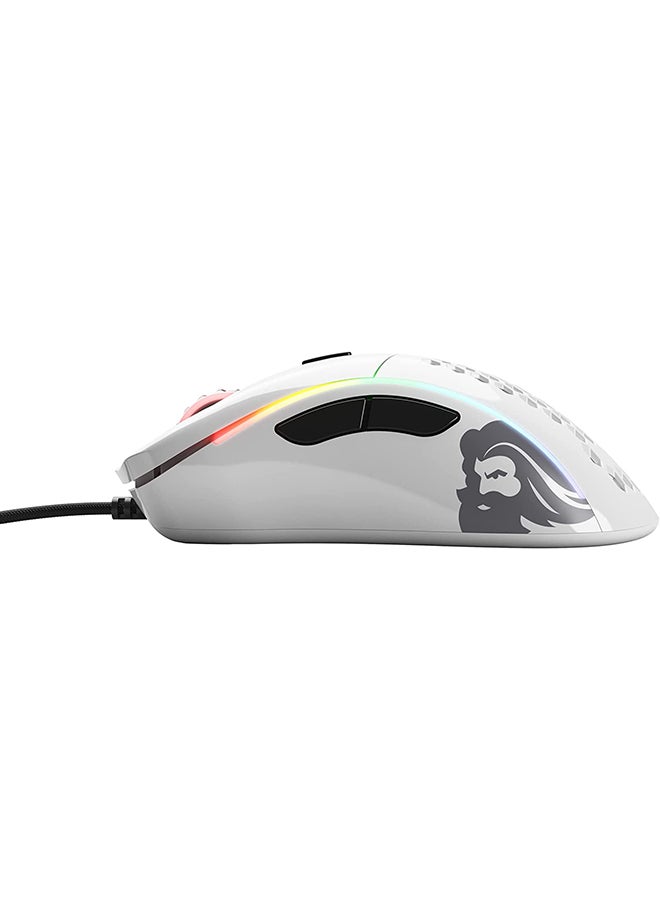 Glorious Gaming Mouse - Glorious Model D Minus Honeycomb Mouse - Superlight RGB PC Mouse - 62 g - Glossy White Wired - Image 5
