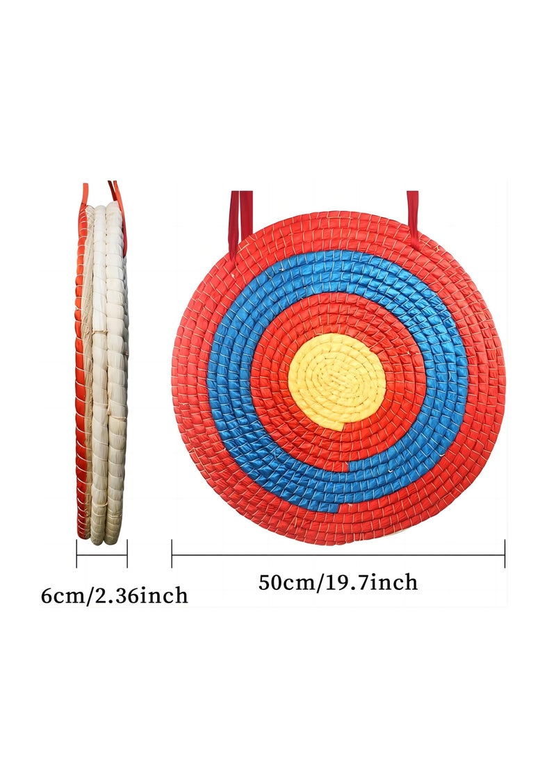 Cool Baby Style COOLBABY Archery Target 3 Layers 50CM Traditional Solid Straw Archery Target 6cm Thickness Hand-Made Arrows Target for Outdoor Shooting Practice  - Image 5