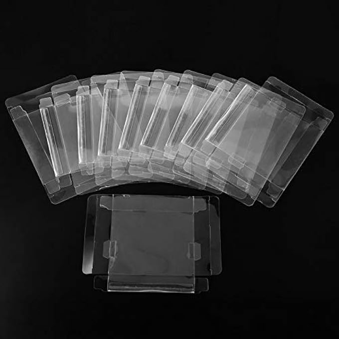 GAME BOY BOX, PROTECTIVE GAME BOX, 10 PIECES TRANSPARENT PROTECTIVE CARTRIDGE CASE FOR GAME BOY GBA PET BOX PROTECT YOUR CONSOLE FROM SCRATCHES AND DIRT - Image 3