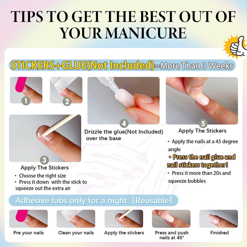 KQueenest 48 Pcs Square Press on Nails Short Length, Press on Nude Fake Nails Acrylic, Solid Color Small Nude Nails Set, Neutral Gel Glue on Nails Short, Stick on Nails For Women Finger Decoration - Image 4