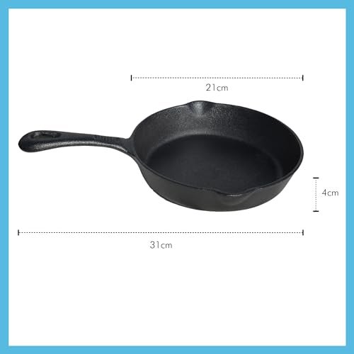 Thorness 8 Inch Cast Iron oven safe tarte tatin pan/skillet - Image 4