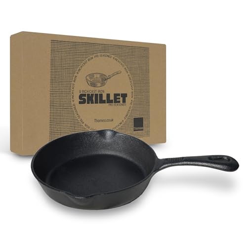 Thorness 8 Inch Cast Iron oven safe tarte tatin pan/skillet - Image 2