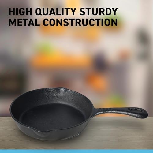 Thorness 8 Inch Cast Iron oven safe tarte tatin pan/skillet - Image 3