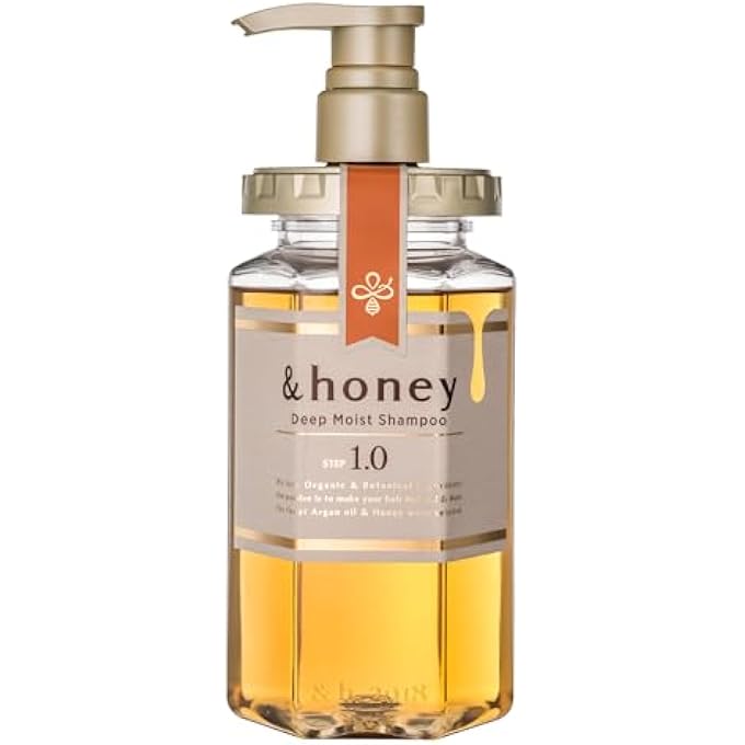 (AND HONEY) DEEP MOIST SHAMPOO 1.0 440ML - Image 1