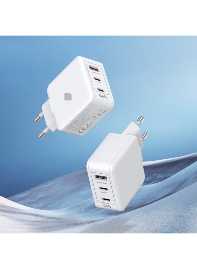 general T9 3-Port PD 65W GaN Fast Charger - Image 1