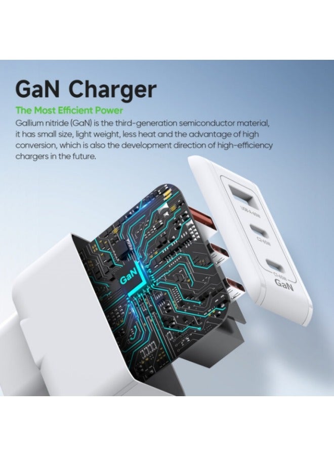 general T9 3-Port PD 65W GaN Fast Charger - Image 4