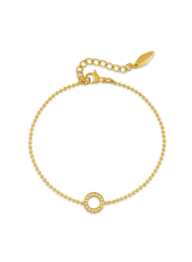 بوليس Cocora Gold Crystals Beaded Chain Bracelet for