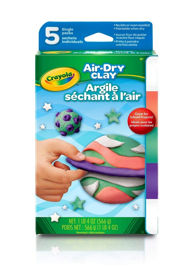 كرايولا مجموعة متنوعة من طين كرايولا الجاف - ألوان زاهية - Image 1