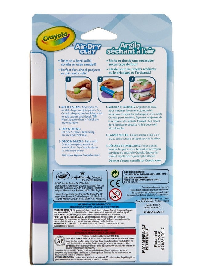 كرايولا مجموعة متنوعة من طين كرايولا الجاف - ألوان زاهية - Image 2