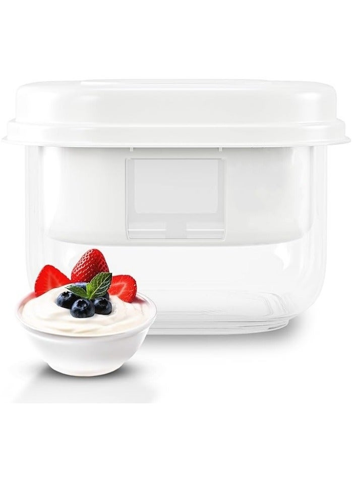 Greek Yogurt Strainer - Fine Mesh Nylon Filter for High-Protein Low-Sugar Yogurt - 100% BPA-Free & Dishwasher Safe - Image 1
