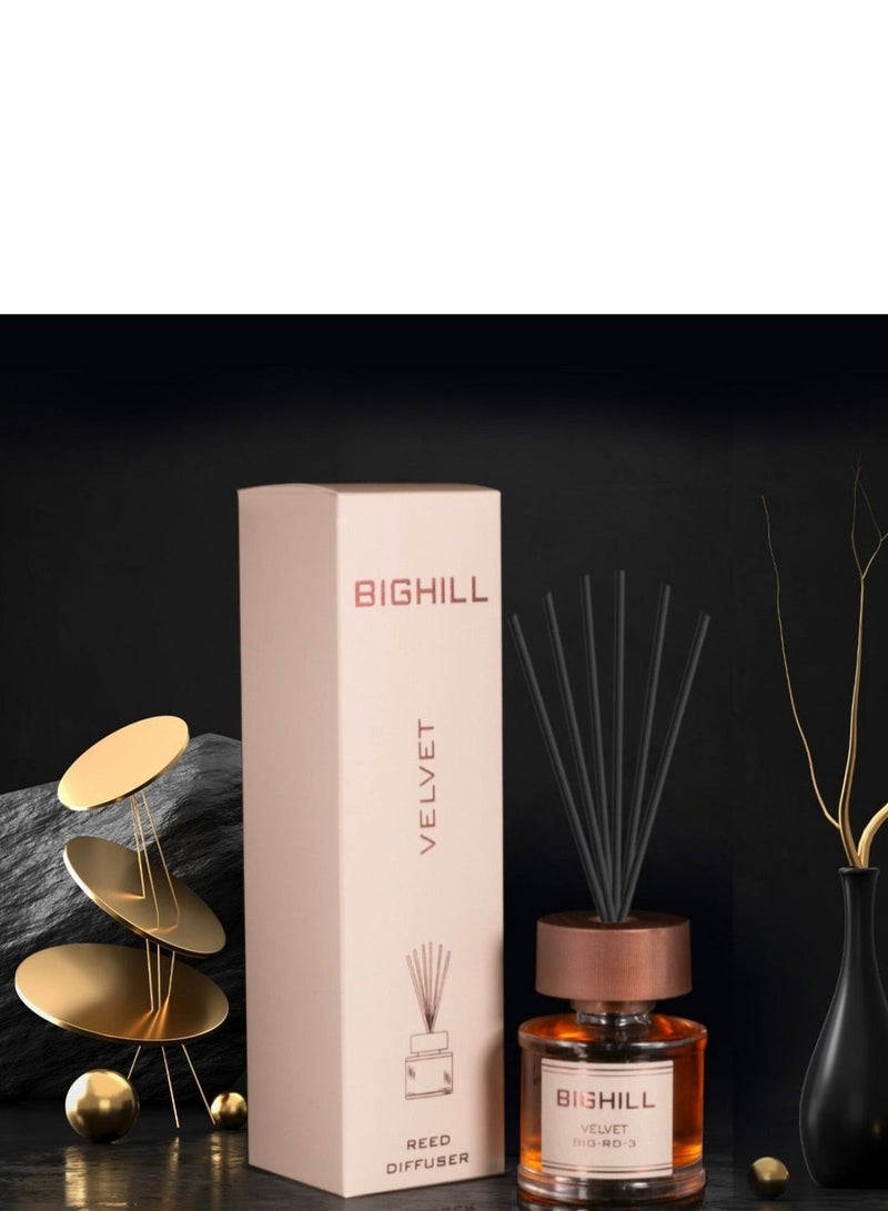 بيج هيل معطر جو حصري من بيج هيل مع عصا - مخملي 120 مل