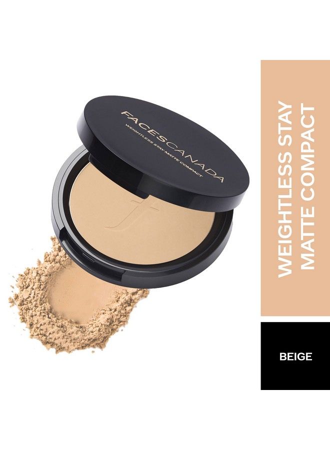 Facescanada وجوه كندا خفيفة الوزن ستاي مات مضغوطة بفيتامين E وزبدة الشيا بعامل حماية من الشمس SPF20 بيج 03 9 جم - Image 3