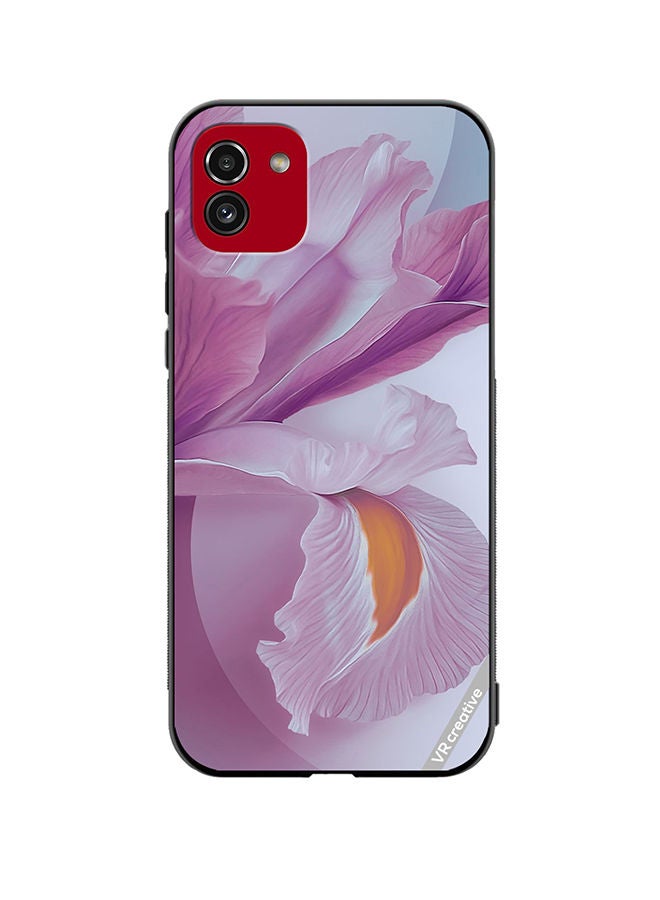 VR CREATIVE Protective Case Cover For Samsung Galaxy A03 Flower Design Multicolour - Image 1