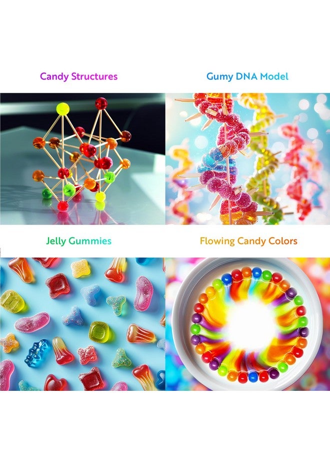 Playz Playz Edible Candy Making Science Kit for Kids Ages 8-12 Years Old - Food Science Chemistry Kid Science Kit with 40 Experiments to Make Your Own Chocolates, Educational Science Kits for Boy & Girls  - Image 2