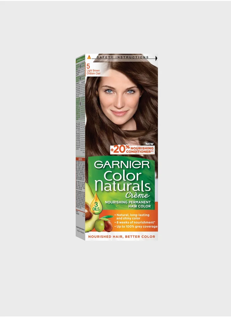 Garnier Color Naturals Hair Color Light Brown - 5