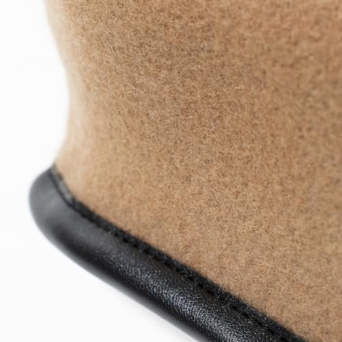 Gajaous British Military Berets with Leather Sweatband, Adjustbale Army Wool Beret for Men & Women - Image 5