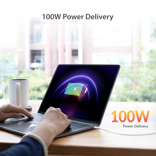 j5create USB Type C to USB Type C Charging and Data Transfer Cable 2.3ft | Supports Power Delivery 100W and USB 3.1 Gen2 SuperSpeed+ 10Gbps, Suitable for Laptop, Tablet, Phone, Charger (JUCX01) - Image 3