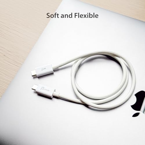 j5create USB Type C to USB Type C Charging and Data Transfer Cable 2.3ft | Supports Power Delivery 100W and USB 3.1 Gen2 SuperSpeed+ 10Gbps, Suitable for Laptop, Tablet, Phone, Charger (JUCX01) - Image 4