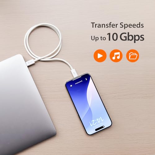j5create USB Type C to USB Type C Charging and Data Transfer Cable 2.3ft | Supports Power Delivery 100W and USB 3.1 Gen2 SuperSpeed+ 10Gbps, Suitable for Laptop, Tablet, Phone, Charger (JUCX01) - Image 2