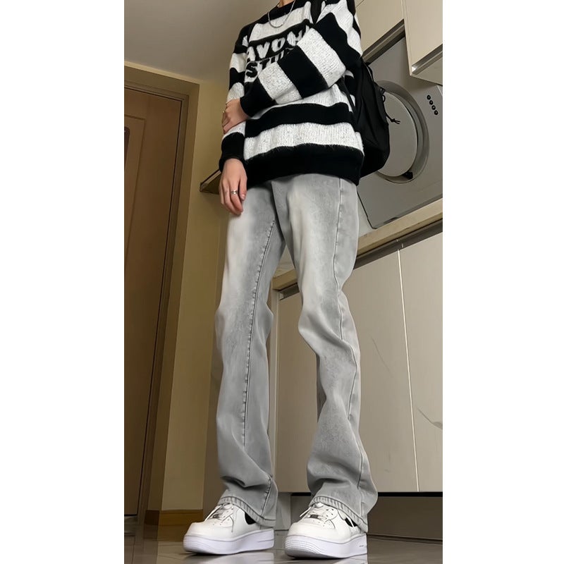 Unisex Classic Denim Jeans Loose Fit Daily Outdoor Wear - Image 1