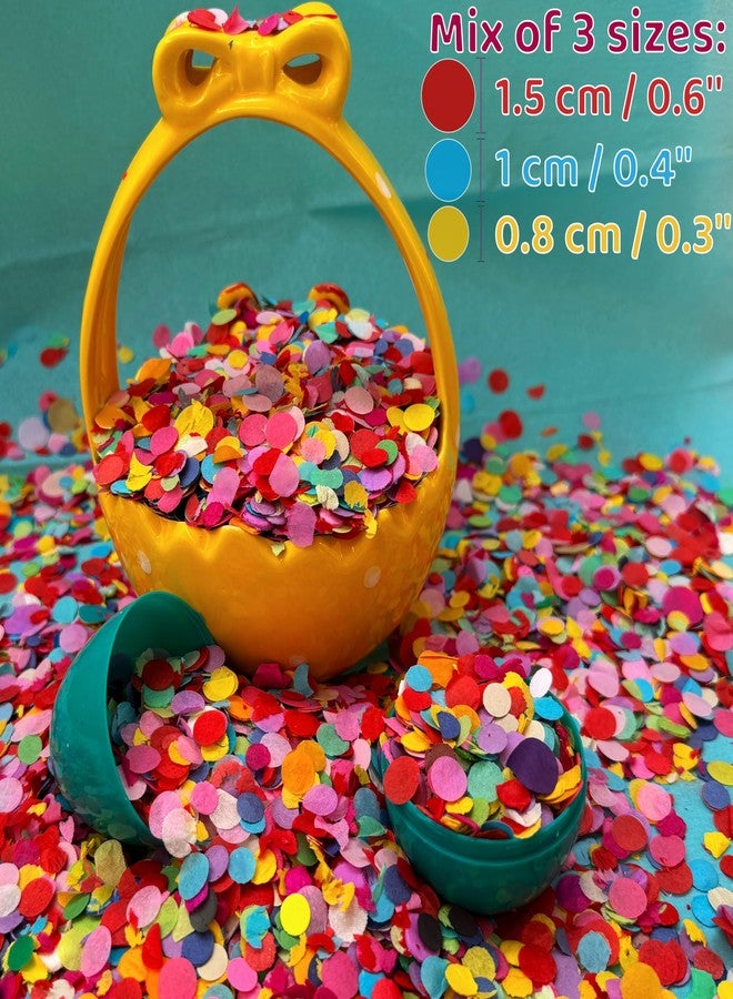 Mood Lab Multicolor Confetti - Mexican Colorful Party Confetti - 1.5 LBs/680 grams - Round Tissue Confetti - Image 3