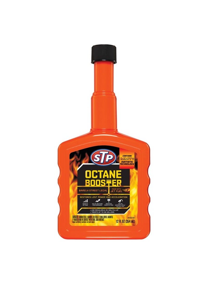 STP Octane Booster 354ml Restores Lost Power And Acceleration Contains MMT Synthetic Technology Made With Jet Fuel - Image 1