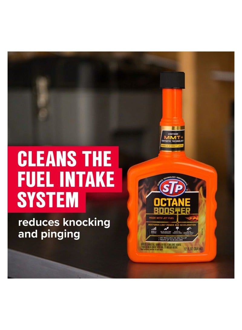 STP Octane Booster 354ml Restores Lost Power And Acceleration Contains MMT Synthetic Technology Made With Jet Fuel - Image 3