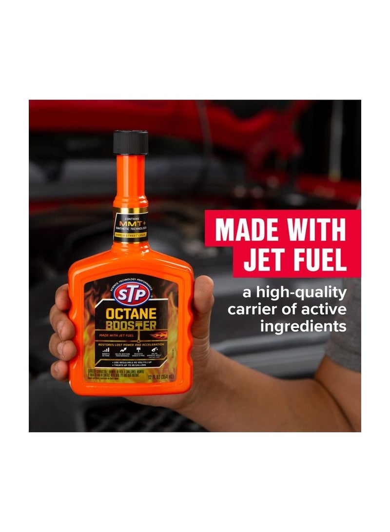 STP Octane Booster 354ml Restores Lost Power And Acceleration Contains MMT Synthetic Technology Made With Jet Fuel - Image 4
