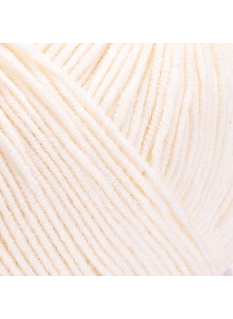 YarnArt Jeans 03 / Ecru  - Image 5