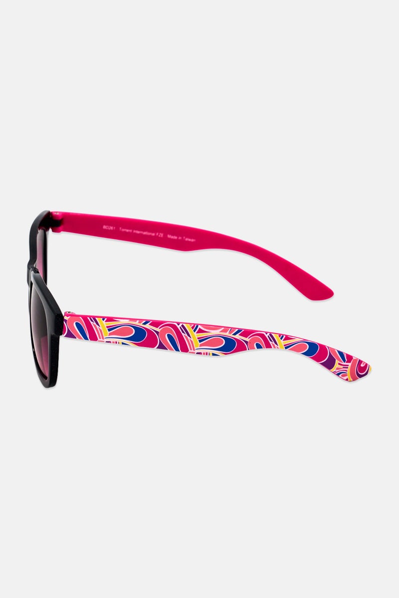 Barbie Kids Girl Square Sunglasses, Black - Image 3