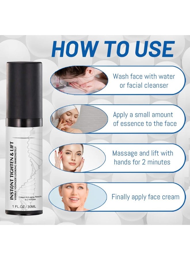 Generic - Instant Face Lift Cream, Serum for Face Anti Aging, Face Tightening and Lifting Cream, Skin Tightening Cream, Lift Cream for Eye, Neck & Face Tightening, Lifting for Smoothing Fine Lines 2 Minutes (1pc) - Image 1