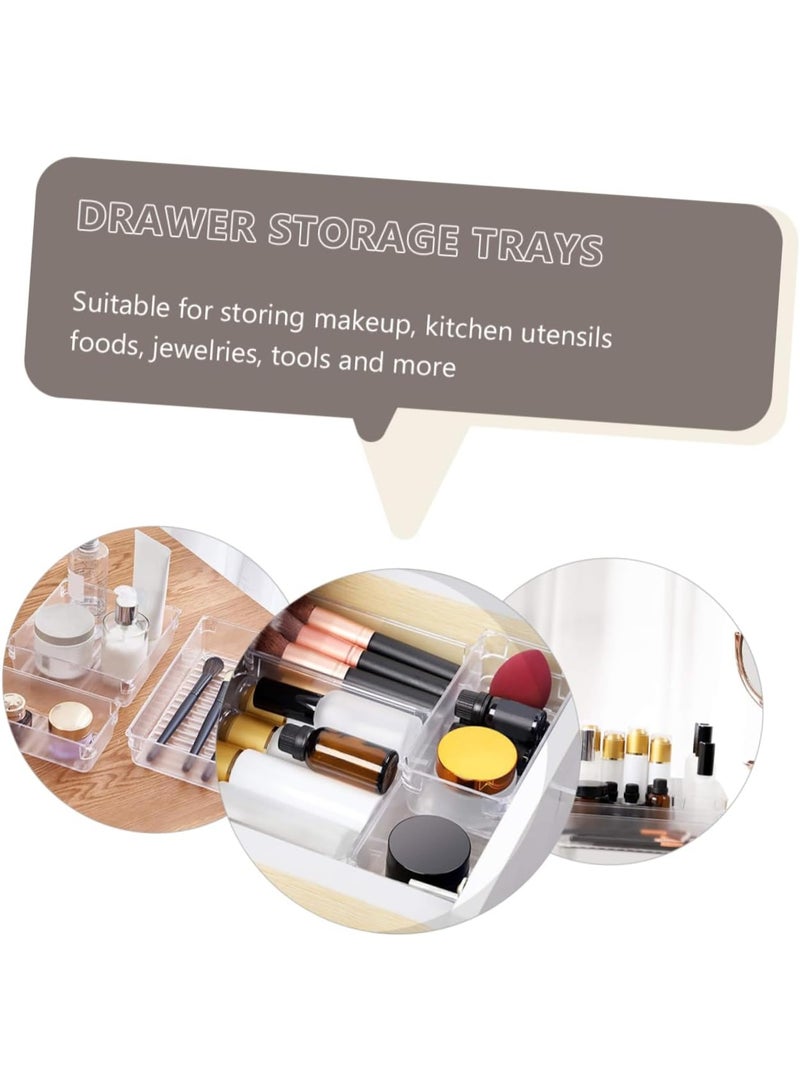 Clear Acrylic Drawer Organizer Set – 6 Pieces – Multipurpose - Image 5