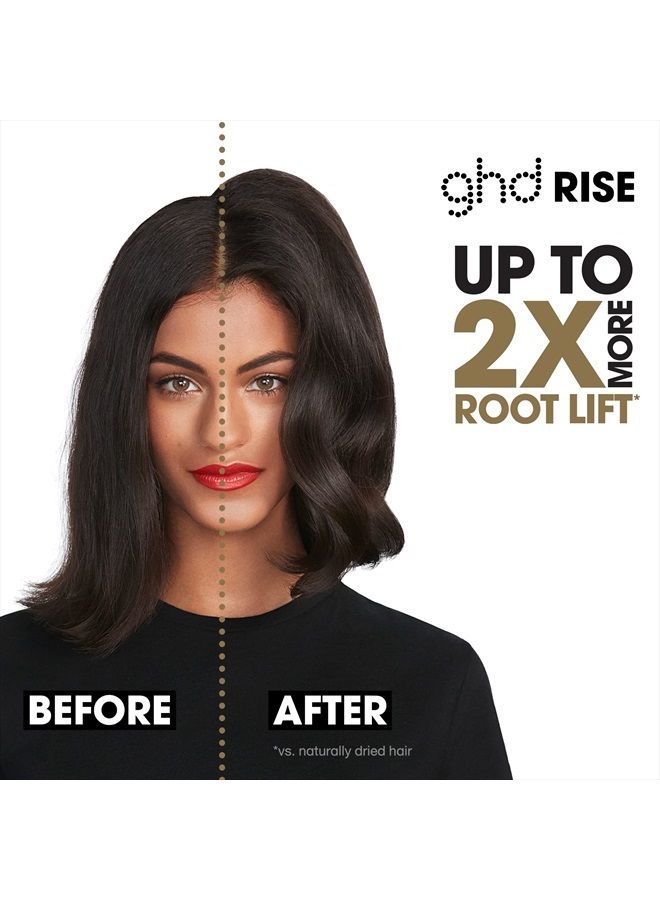 ghd فرشاة شعر Rise Hot Air - فرشاة احترافية لتكثيف الشعر ومجفف شعر، وفرشاة تجعيد ساخنة لتجفيف الشعر للحصول على أقصى قدر من الرفع مع مصفف شعر أكثر أمانًا ودرجة حرارة مثالية - أسود - Image 5