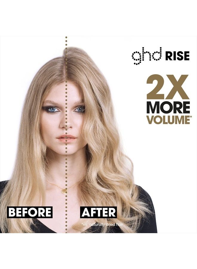 ghd فرشاة شعر Rise Hot Air - فرشاة احترافية لتكثيف الشعر ومجفف شعر، وفرشاة تجعيد ساخنة لتجفيف الشعر للحصول على أقصى قدر من الرفع مع مصفف شعر أكثر أمانًا ودرجة حرارة مثالية - أسود - Image 4
