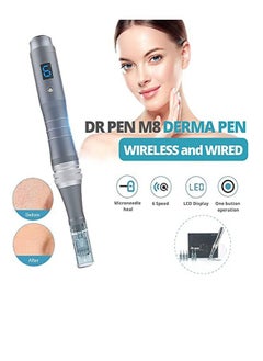 Dr.pen Dr. pen Ultima M8 Professional Microneedle Pen, Wireless Dermal Pen Skin Care Tools (3 pcs 16pins 3 pcs 36pins)  - Image 2