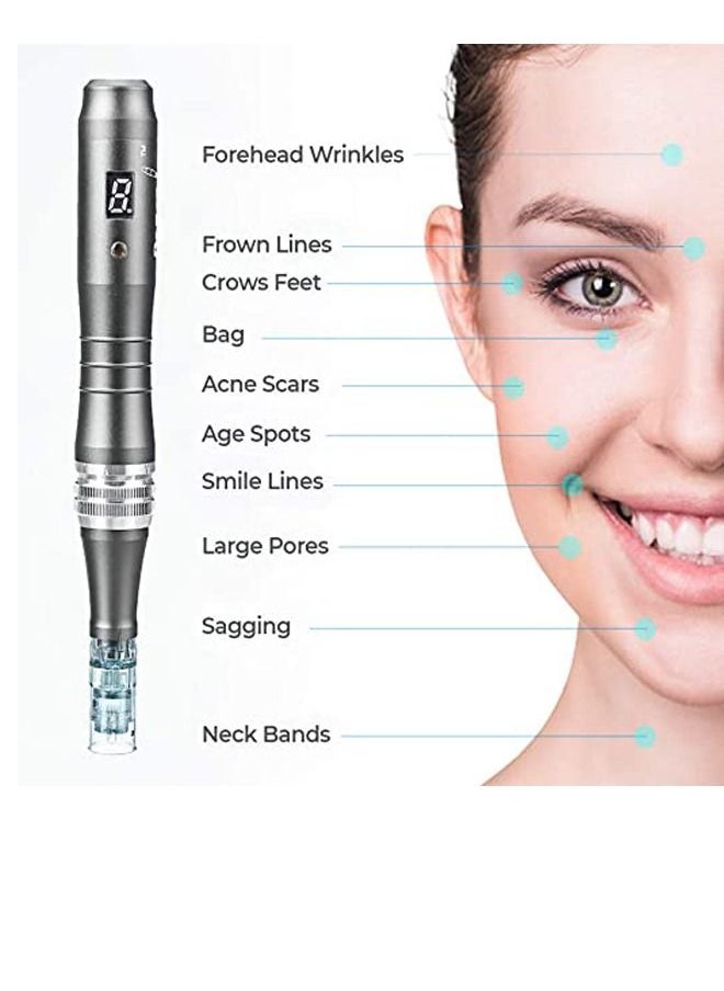 Dr.pen Dr. pen Ultima M8 Professional Microneedle Pen, Wireless Dermal Pen Skin Care Tools (3 pcs 16pins 3 pcs 36pins)  - Image 3