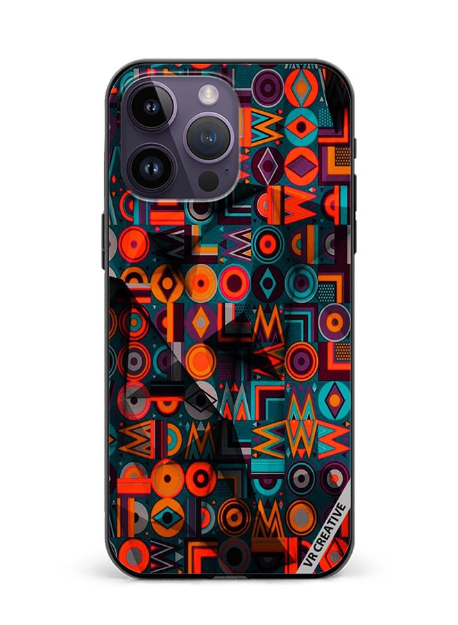 VR CREATIVE Protective Case Cover For Apple iPhone 16 Pro Max Flower Design Multicolour