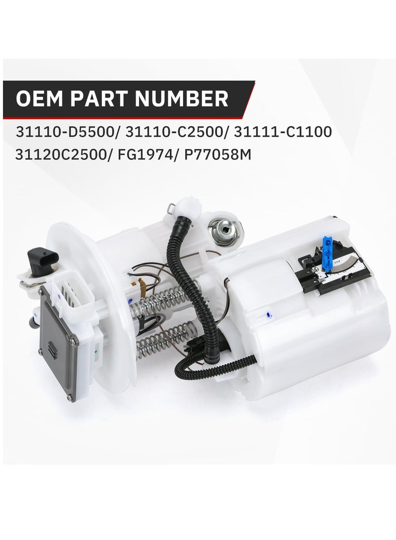 وحدة مضخة الوقود التلقائي XET 31110-D5500 متوافقة مع Sonata يناسب Optima 2015-20 مجموعة وحدة مضخة الوقود قطع غيار السيارات 31110-C2500