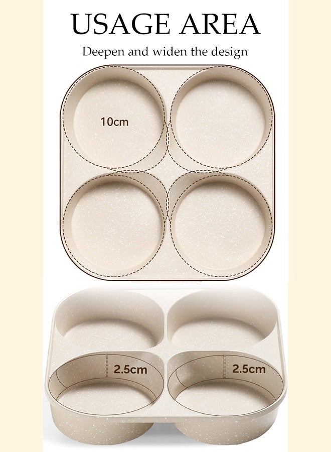 DUNISO Egg Frying Pan,4-Cup Nonstick Granite Omelette Skillet, Multifunctional Breakfast Egg Pan,Easy to Clean,Suitable for Gas Stove & Induction Cooker - Image 4