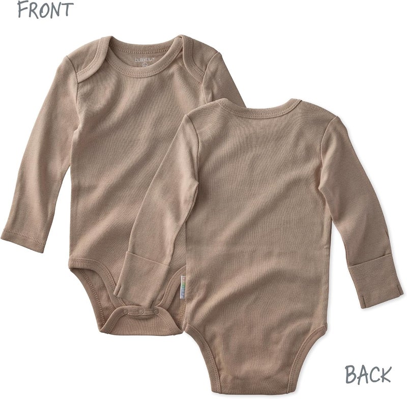Butterblu unisex-baby Blake 5-pack Long Sleeve Bodysuits​ 100% Organic Cotton Clothes for Newborn and Baby Girls, Boys, Unisex​ - Image 3