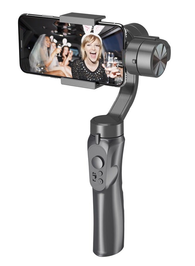 3-Axis Handheld Smartphone Gimbal Stabilizer Black - Image 1