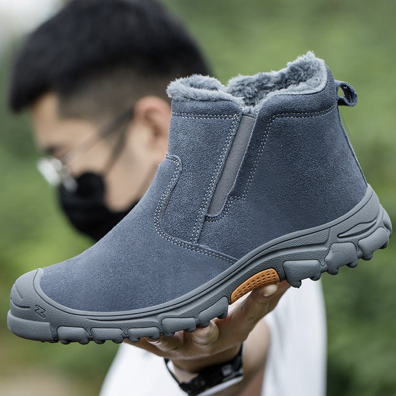 Winter Safety Boots Steel Toe Puncture Resistant High Top - Image 4