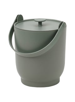 Generic Waste Bin, Garbage Bin, With Lid For Organic Waste, Grey-Green, 4L  - Image 1