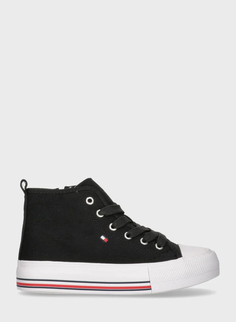 TOMMY HILFIGER Kids Lace Up Sneakers