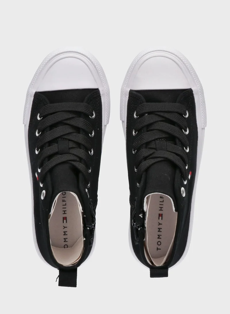 TOMMY HILFIGER Kids Lace Up Sneakers