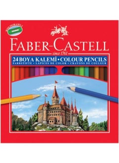 Colour Crayons 24 Colours Long