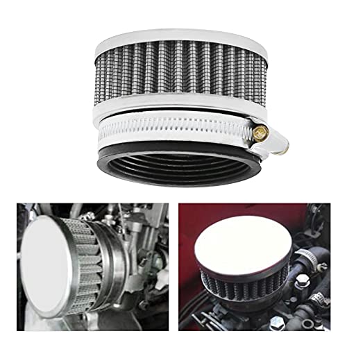 DUZFOREI 48mm-52mm Stainless Steel Air Intake Filter with Clamp Fits for Motorcycle Scooter (1) - Image 5