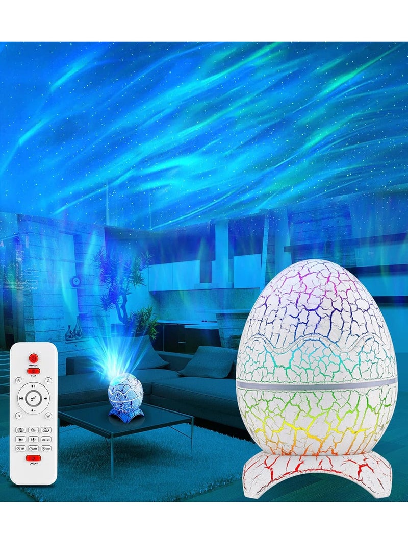 ELTRAZONE LED Starry Sky Projector – Galaxy Projector Light with Bluetooth Speaker, Remote Control, and 19 White Noise Options - Image 1