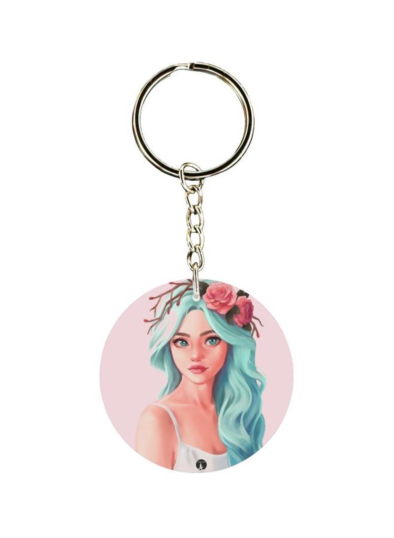 RKN Printed Single Sided Keychain