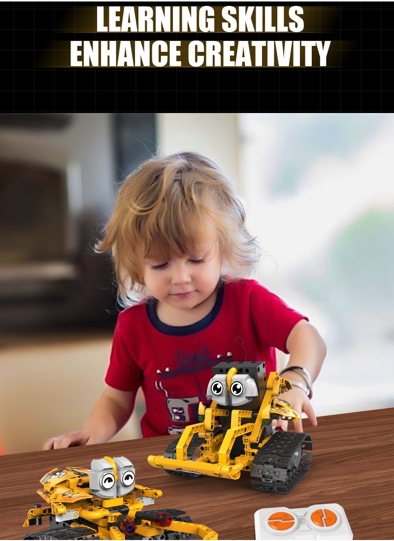 Generic - 5 in 1 of 2 Ways Control DlY Building Block Set Toys of Intelligent Robot Car - Image 1